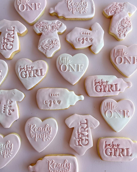 baby shower cookie pack